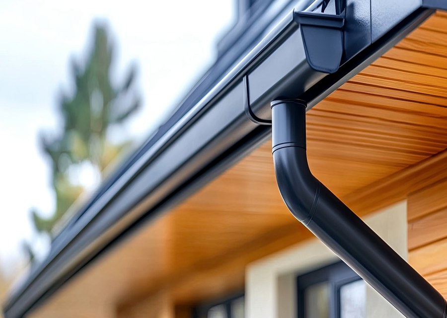 Gutter system detail — Agawam, MA