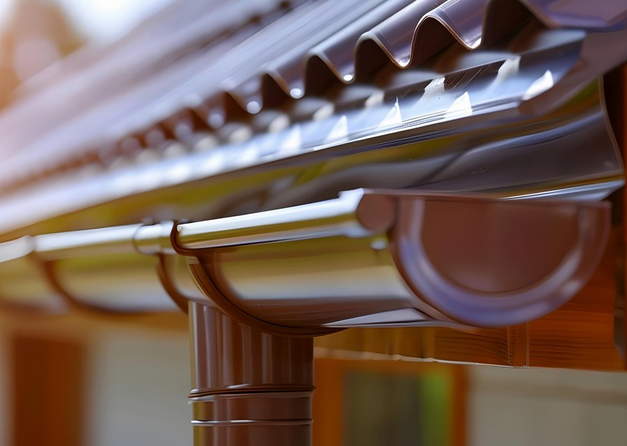 Seamless gutter and downspout work — Riga, NY
