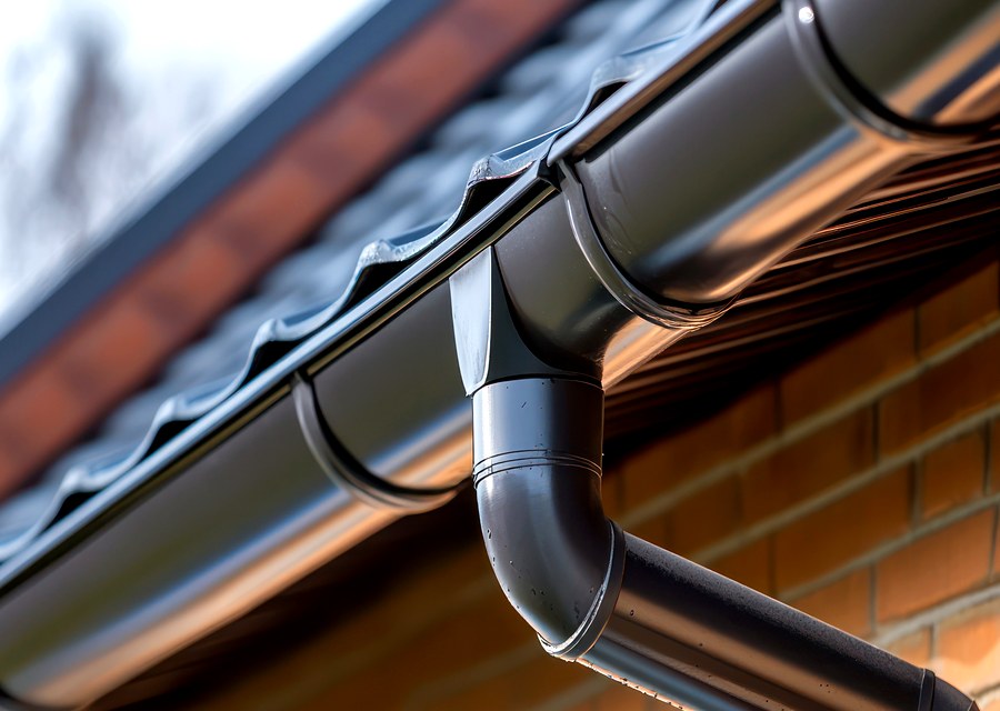 Gutter system detail — Owego, NY