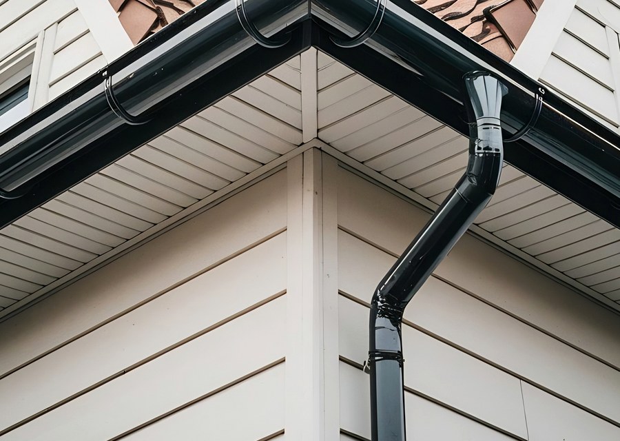 Gutter system detail — Waddington, NY