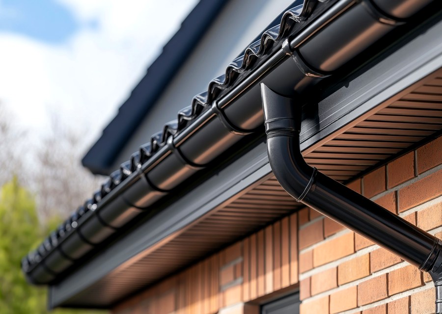 Gutter system detail — Smithville, NY