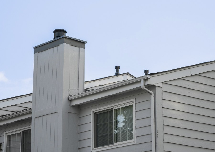 Gutter system detail — Lancaster, NH