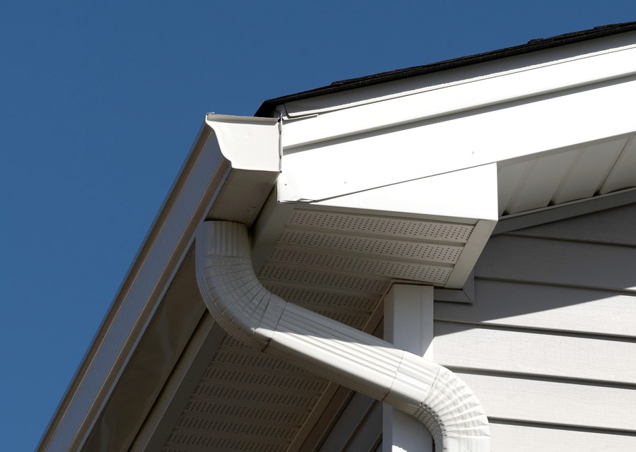 Gutter system detail — Oneonta, NY