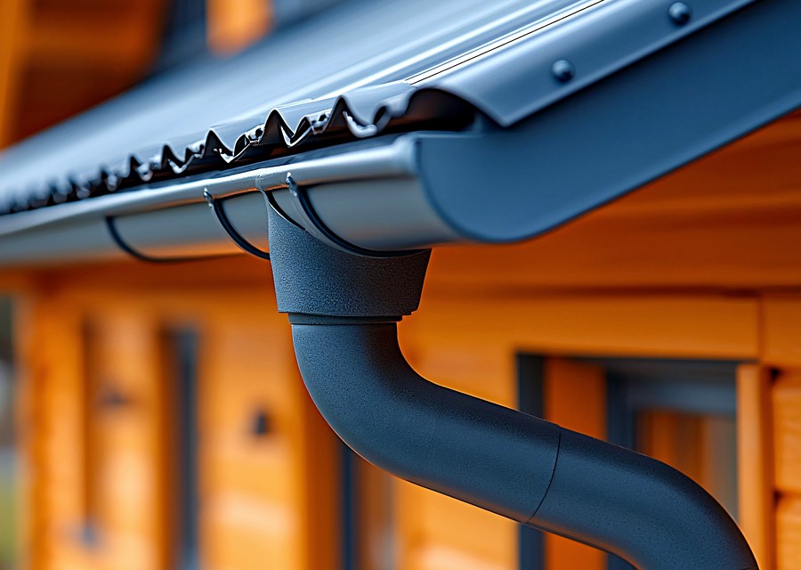 Gutter system detail — Clyde, NY