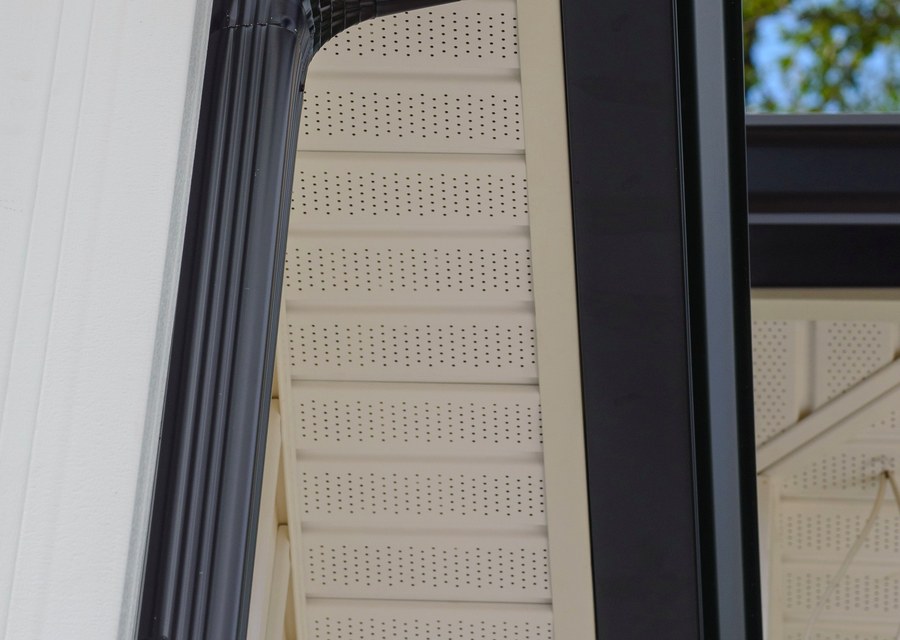 Seamless gutter and downspout work — Le Ray, NY