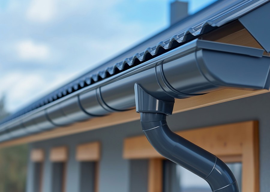 Seamless gutter and downspout work — Tamworth, NH