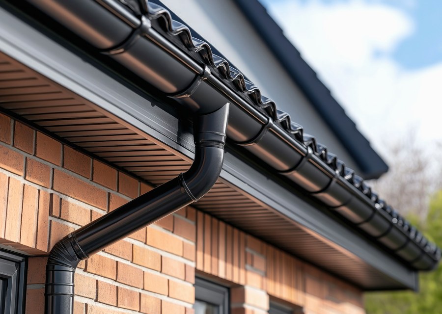 Gutter system detail — Tamworth, NH
