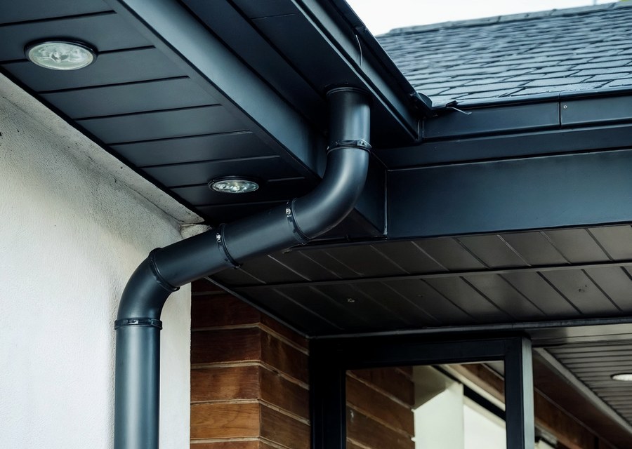 Gutter system detail — Waterloo, NY