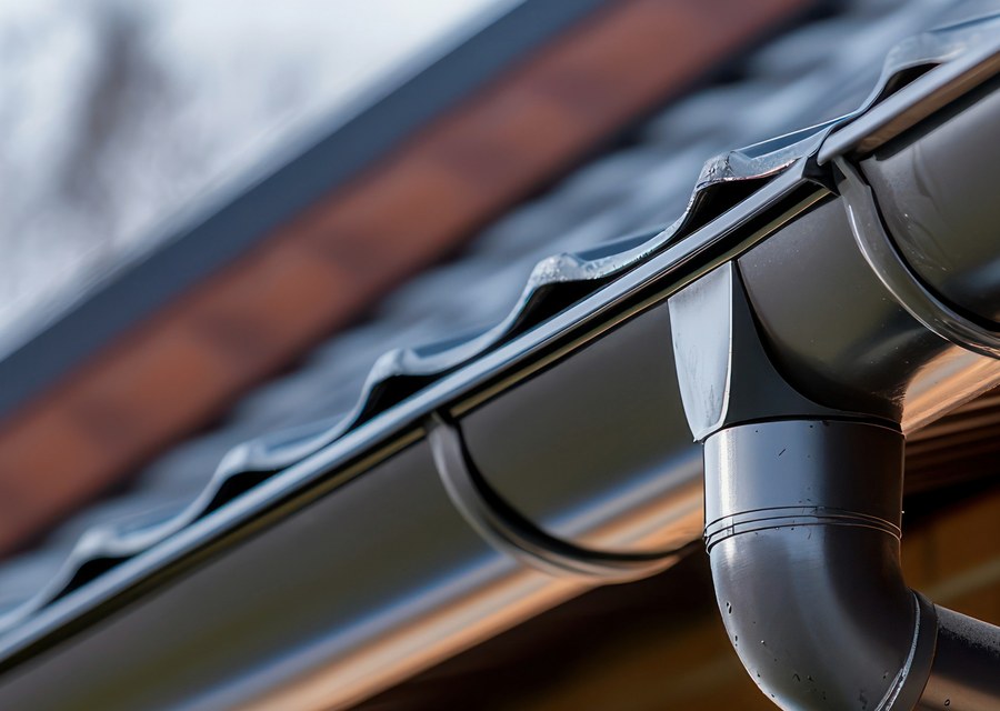 Gutter system detail — Southwick, MA