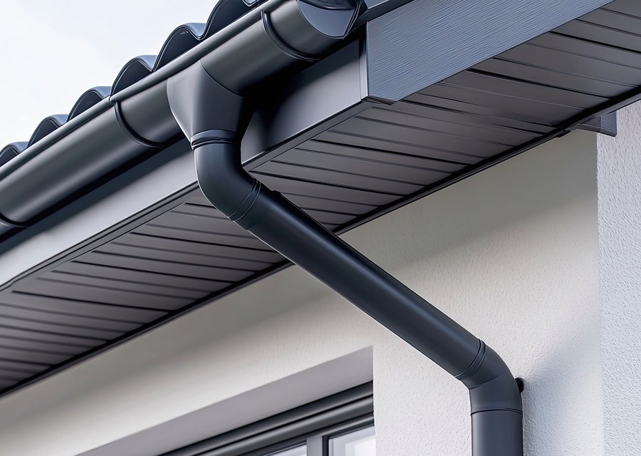 Gutter system detail — Potsdam, NY