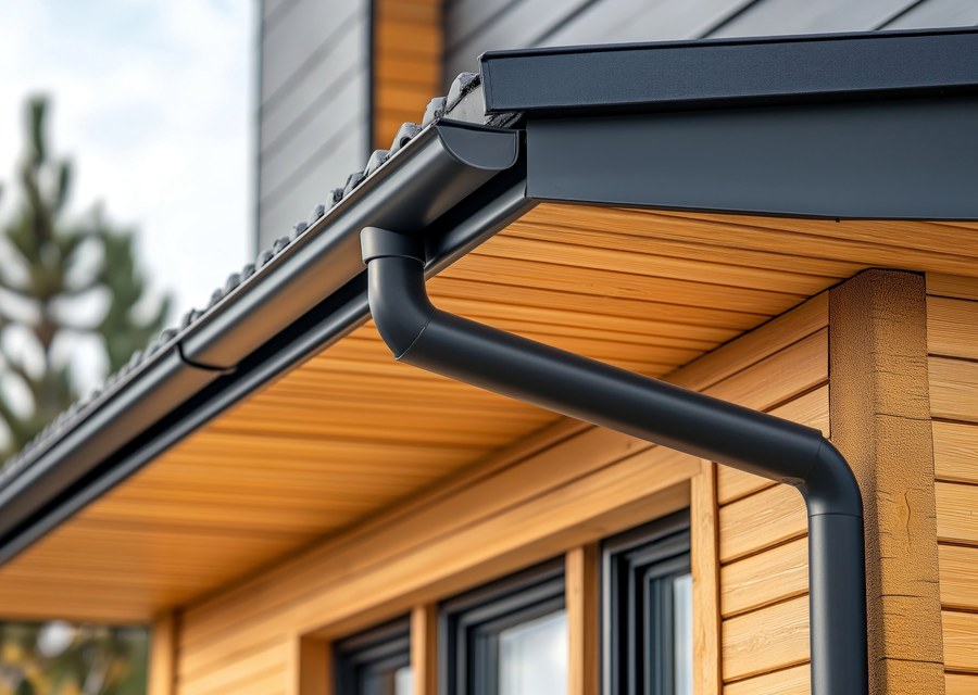 Gutter system detail — Lebanon, NH