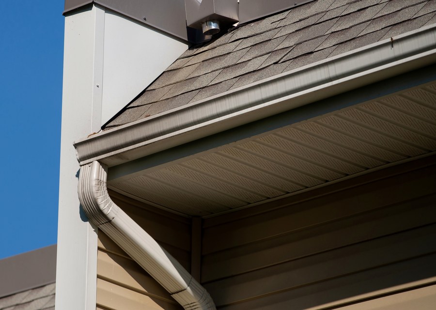 Gutter system detail — Sweden, NY