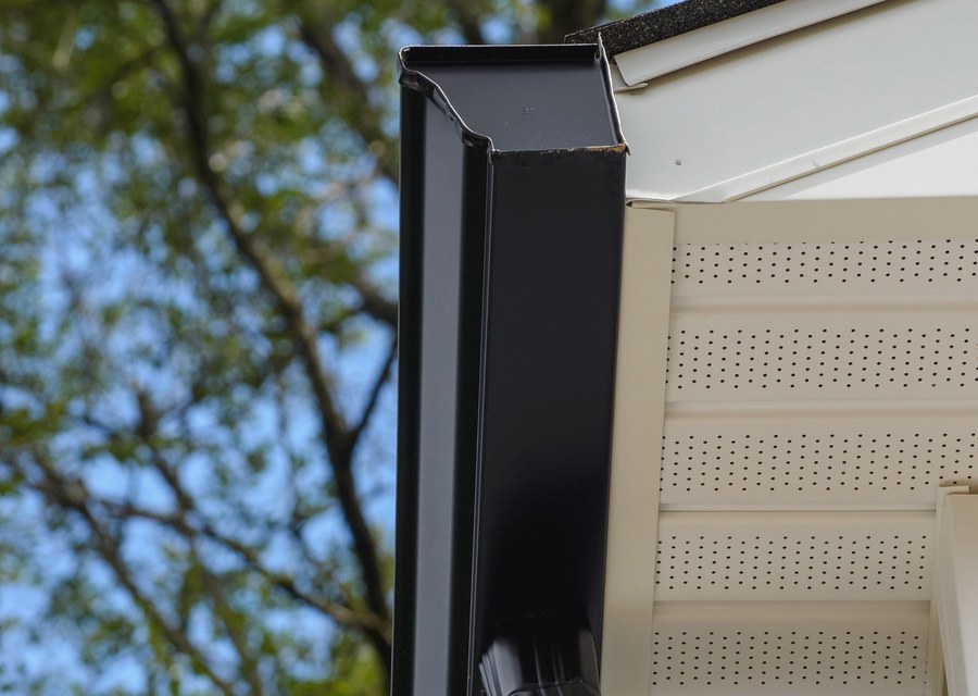 Gutter system detail — Marathon, NY