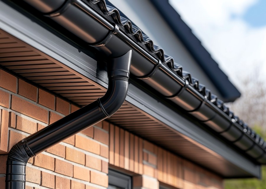 Gutter system detail — Lisbon, NH
