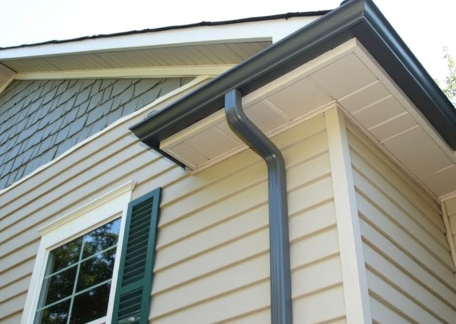 Gutter system detail — New Berlin, NY