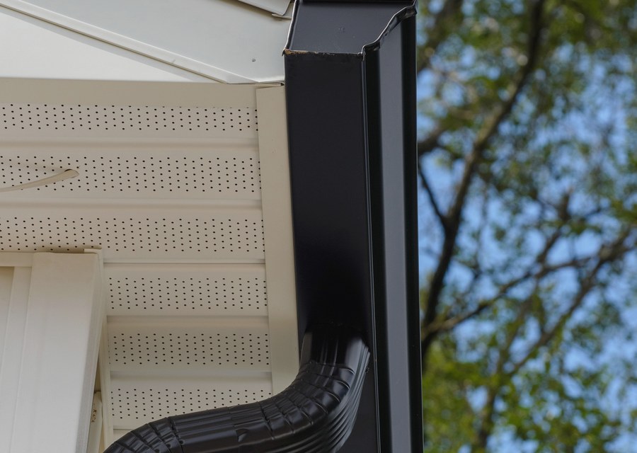 Gutter installation work — Pittsford, VT