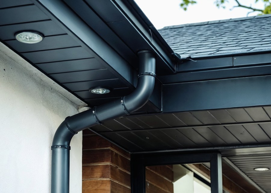 Gutter system detail — Black River, NY