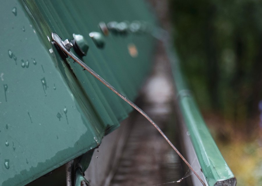 Gutter system detail — Constantia, NY