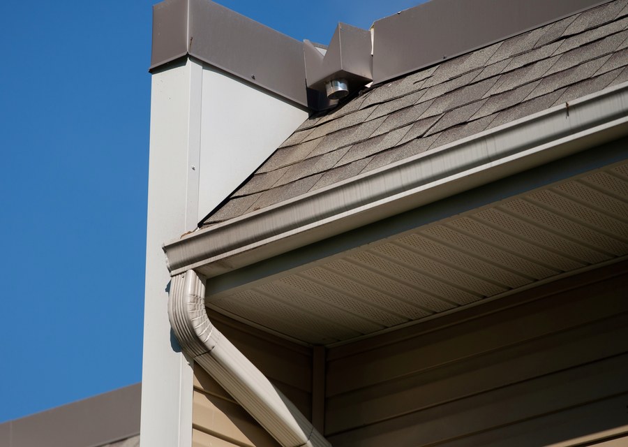 Gutter system detail — Ossipee, NH