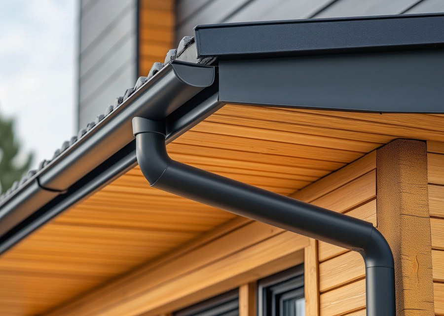 Gutter system detail — West Winfield, NY