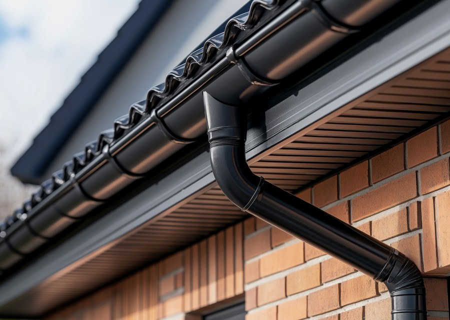 Gutter system detail — Collins, NY