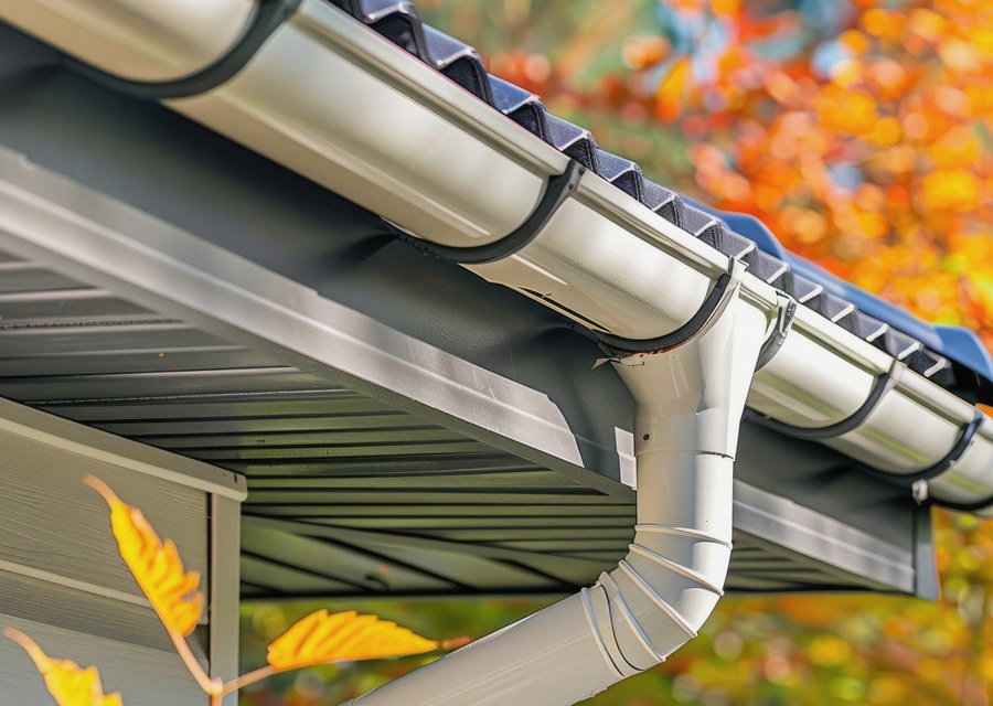 Gutter system detail — Royalton, NY