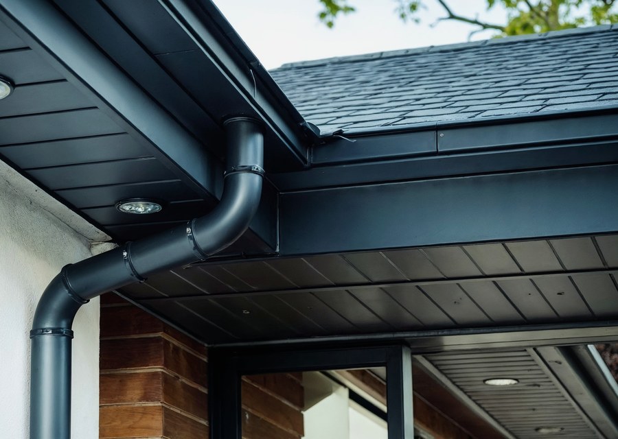 Gutter system detail — Little Falls, NY