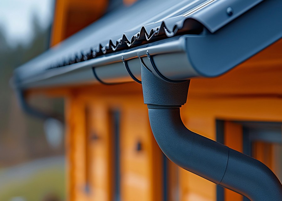 Gutter system detail — Lafayette, NY