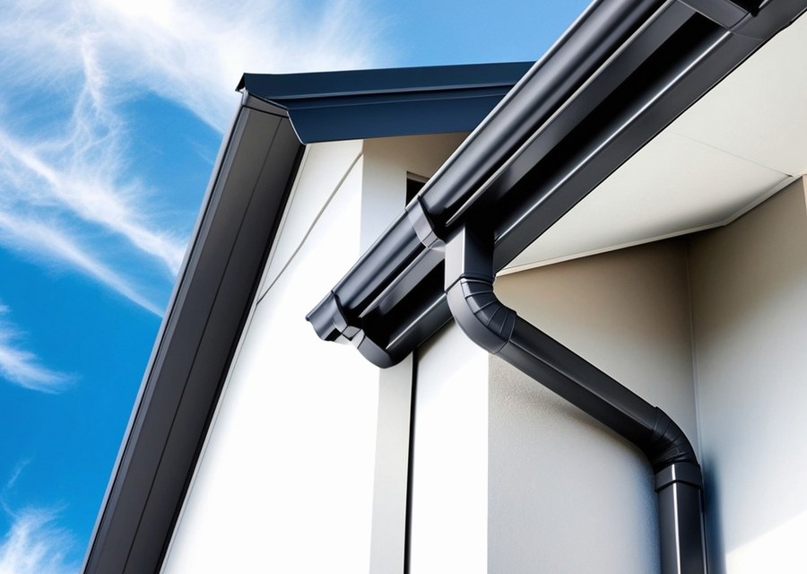 Gutter system detail — Farnham, NY