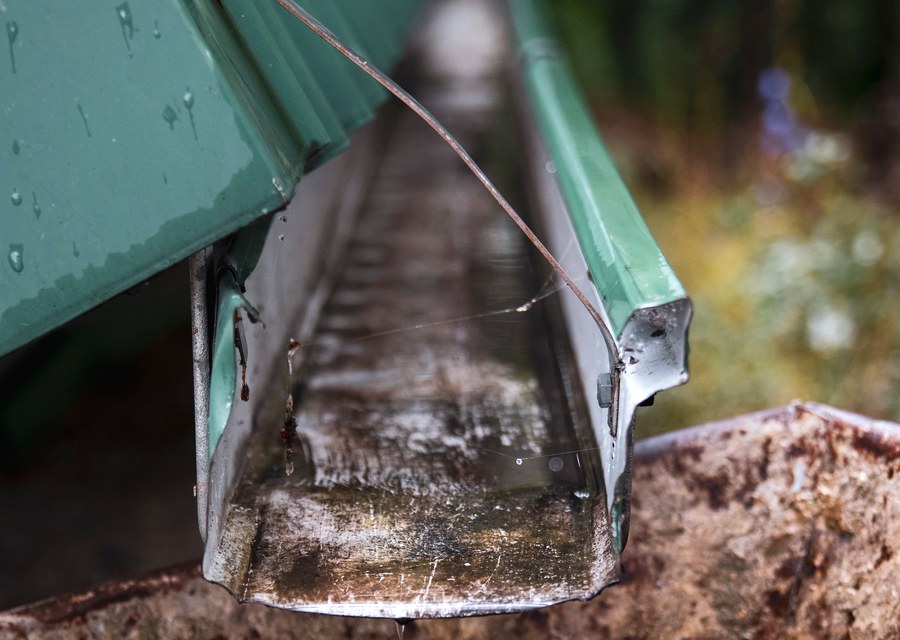 Gutter system detail — Newport, NH