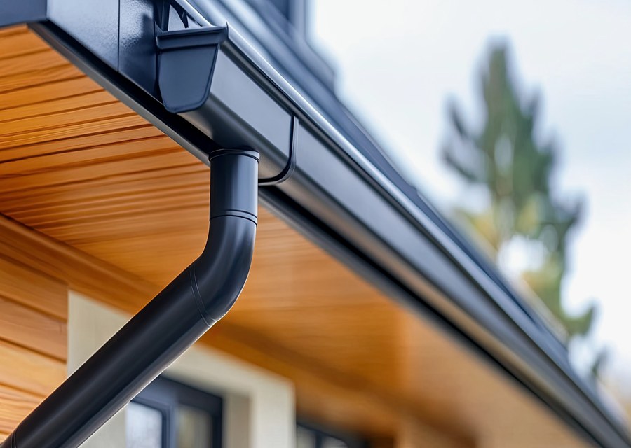 Gutter system detail — Sherburne, NY