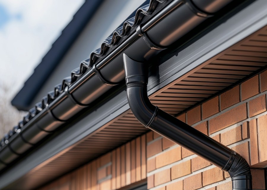 Seamless gutter and downspout work — Russell, MA