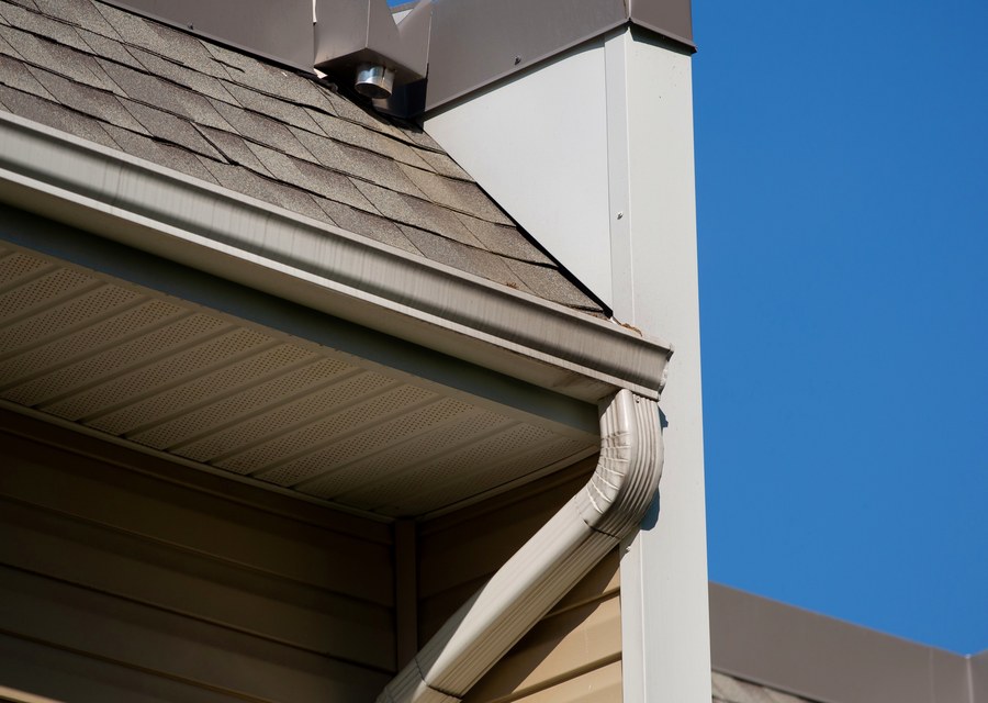 Gutter system detail — Russell, MA