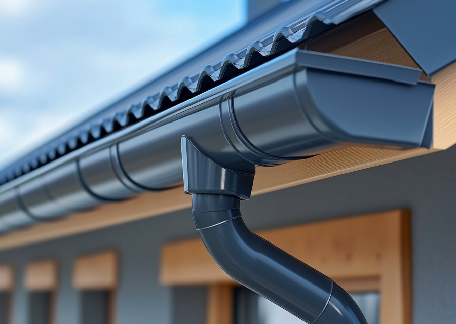 Gutter system detail — Hastings, NY