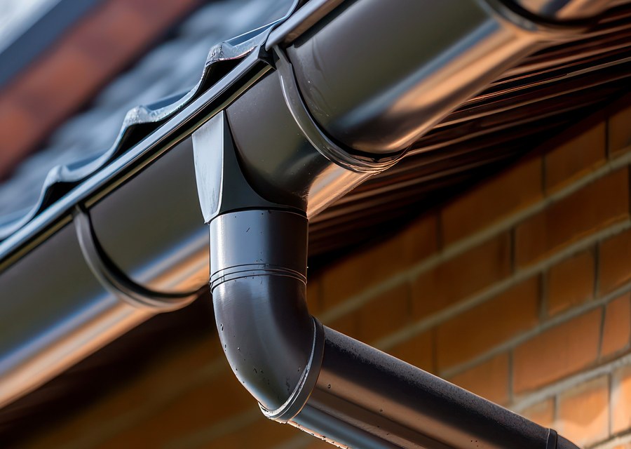 Gutter system detail — Colden, NY