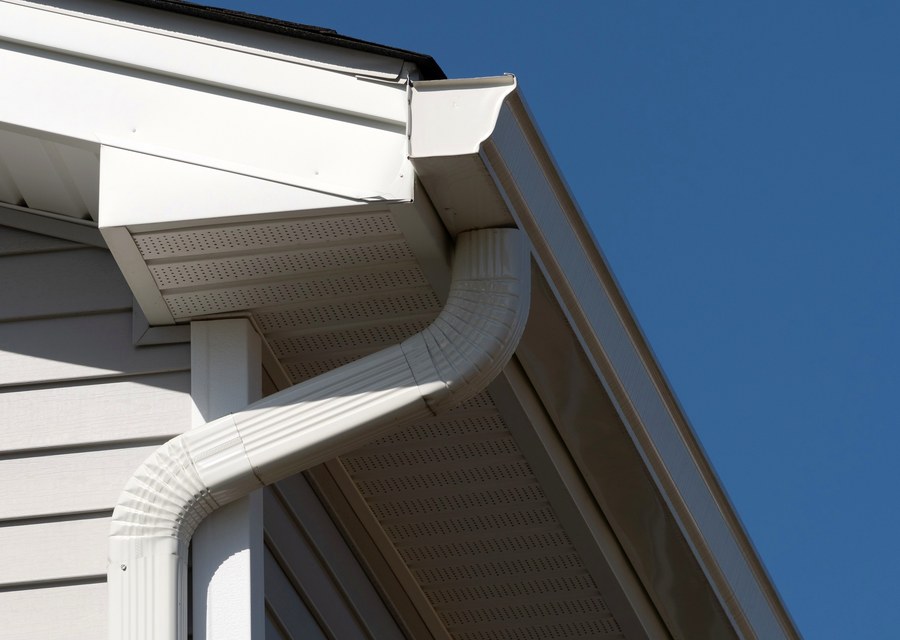 Gutter system detail — Sandy Creek, NY