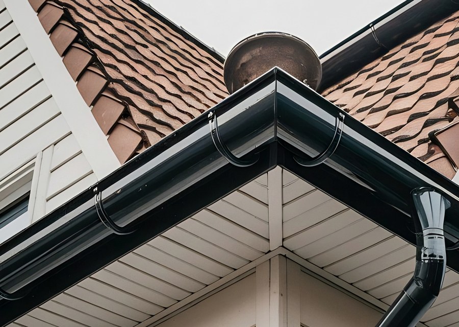 Gutter system detail — Pompey, NY