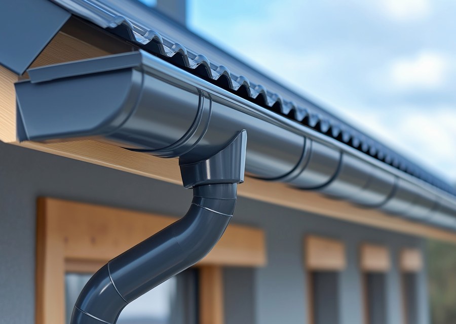 Seamless gutter and downspout work — Wales, NY