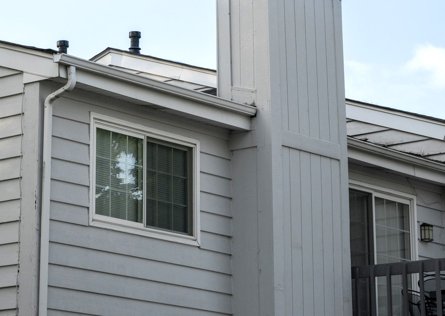 Gutter system detail — Ossipee, NH