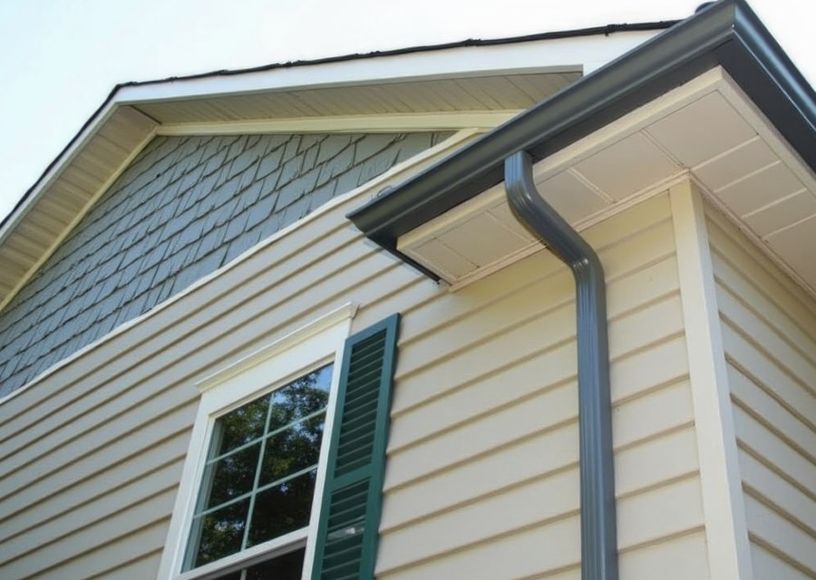 Seamless gutter and downspout work — Mascot, TN