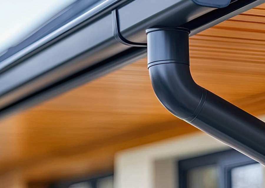 Gutter system detail — Cazenovia, NY