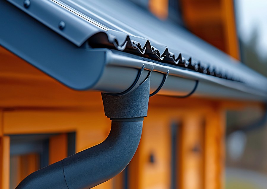 Seamless gutter and downspout work — Belmont, NH