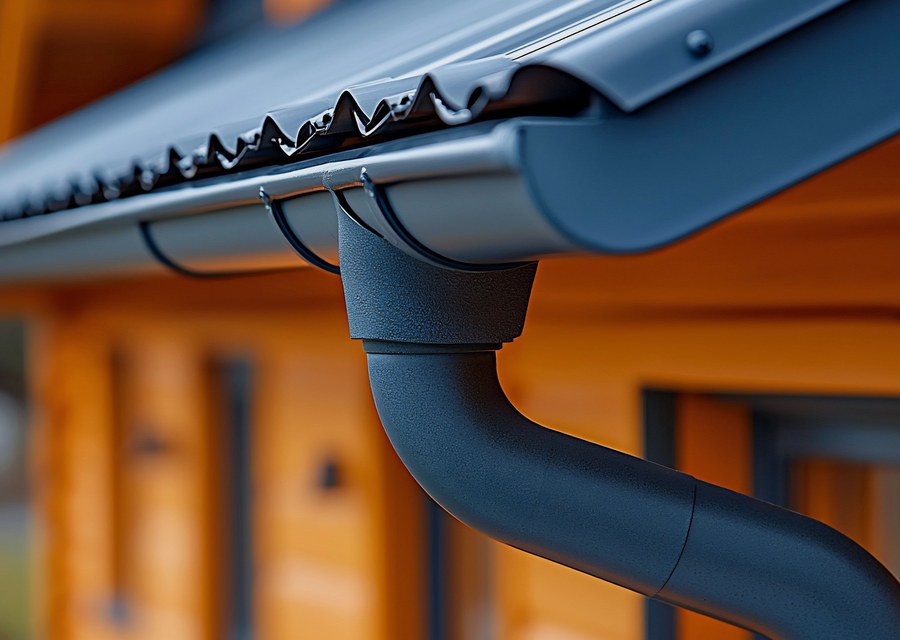 Gutter system detail — Attica, NY