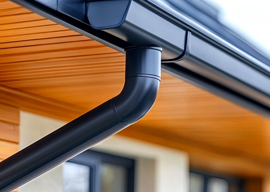 Gutter system detail — Enosburg Falls, VT