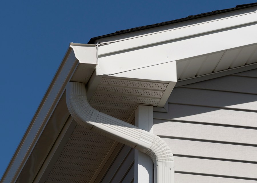 Gutter system detail — Fredonia, NY