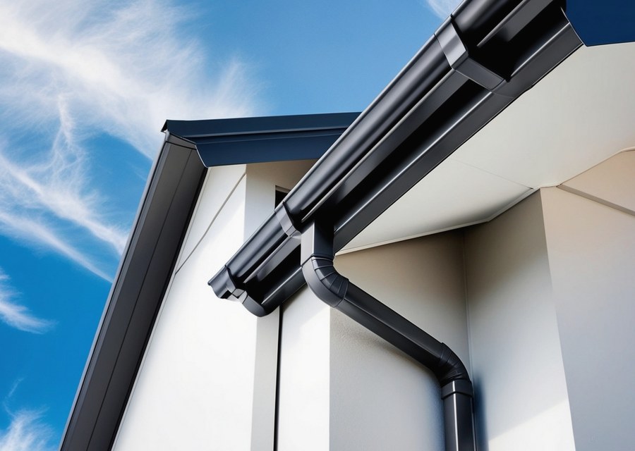 Seamless gutter and downspout work — Wilson, NY
