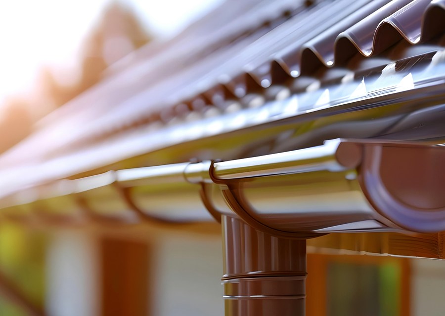 Gutter system detail — Wilson, NY