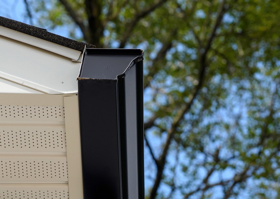 Gutter system detail — Madrid, NY