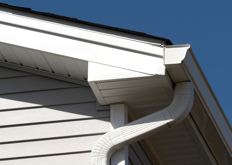 Gutter system detail — Monson, MA