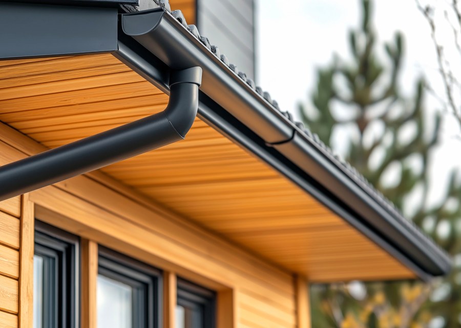 Seamless gutter and downspout work — Meredith, NH